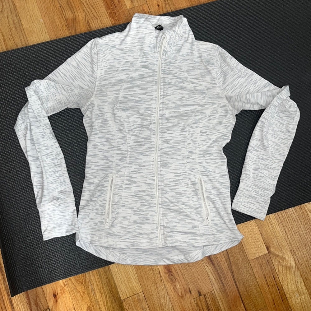 Grey athletic zip-up jacket size XS
